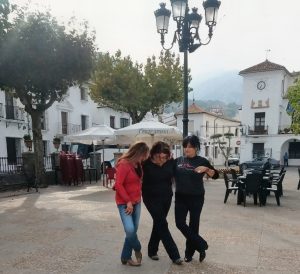 Sister Sister in Spain at Pueblos Blanco